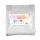 ２つの素材が使える　リバーシブル敷パッド　Ｓ　約１００×２０５ｃｍ　グレー