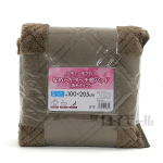 なめらかタッチ敷パッド（長毛タイプ）　ＢＲ　S　１００×２０５ｃｍ