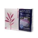 カジュアルスタイル 寝具カバー ３点セット　リトルフラワー柄　ＳＬ（シングルロング）ＰＩ