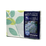 カジュアルスタイル 寝具カバー ３点セット　リーフ柄　ＳＬ（シングルロング）ＧN