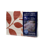 カジュアルスタイル 寝具カバー ３点セット　リーフ柄　ＳＬ（シングルロング）ＯＲ