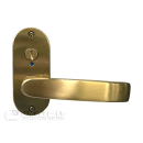 川口技研　レバー錠　サテンゴールド　ＪＬ－２４－４Ｋ－ＳＧ