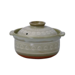 銀峰　ごはん土鍋　花三島　２合