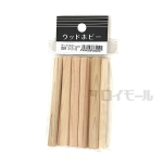 ウッドホビー　桧丸棒　Ｊ－１０　約１０×１０×１００ｍｍ　１０本