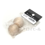 ウッドホビー　桧球　Ｊ－２７　約Φ３５ｍｍ　２個