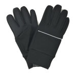 メンズ手袋　ストレッチ反射　クロ
