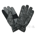 紳士手袋　ナイロン迷彩　すべり止加工付　グレー