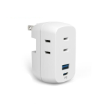 トップランド　ＵＳＢ充電ポート付き直挿しタップ　３個口　ホワイト