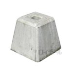 羽子板沓石 約180mm 【取扱店舗：東日本(一部除く)】: 建築