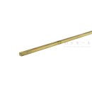 真鍮四角棒　約３ｍｍ×３ｍｍ×長さ１０００ｍｍ
