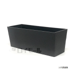 ＰＣリクタンギュラプランター　ブラック　７０ｃｍ