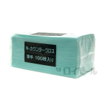 Ｎ－カウンタークロス　薄手　１００枚入り　グリーン