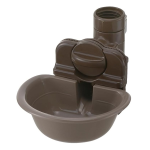 リッチェル　ドッグ ウォーターディッシュ　Ｓ　ダークブラウン