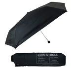 晴雨兼用折傘　６０ｃｍ　ZERO STRESS　自動開閉　形状記憶　ブラック