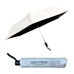 晴雨兼用折傘　５５ｃｍ　ZERO STRESS　自動開閉　形状記憶　オフ白