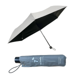 晴雨兼用折傘　５５ｃｍ　７seconds　形状記憶　グレー