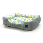 フランミン　スクエアベッド　Ｌ　ブルー