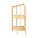 コーナーラック　２段　ナチュラル