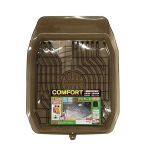 コンフォートバケットマット　フロント　４７×６２　スモーク