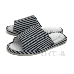 メンズ　ストライプ　メッシュインソール　ブラック　Ｌ