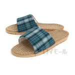 チェックルームサンダル　グリーン　Ｍ