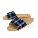 チェックルームサンダル　ネイビー　Ｌ