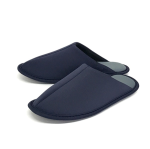 洗えるしっかり底スリッパ　ネイビー　Ｌ