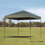 バンドック　ワンアクションタープ　ブラックコーティング　２００　カーキ×ブラック　ＡＮ－２００