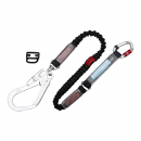 藤井電工　フルハーネス用ランヤード　シングル　ノビロン　ブラック