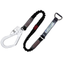 藤井電工　胴ベルト用ランヤード　ノビロン　ＮＶ５９９－ＢＫ