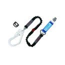 藤井電工　フルハーネス用ランヤード　シングル　１３０Ｋｇ対応