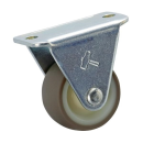 ハンマーキャスター　固定　ウレタン車　４２０Ｒ－ＵＲ　２５ｍｍ