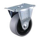 ハンマーキャスター　固定　エラストマー車　４２０Ｒ－Ｌ　５０ｍｍ