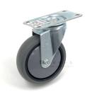 ハンマーキャスター　自在　エラストマー車　静音タイプ　４２０ＢＢＥ－ＣＬＺ　１００ｍｍ