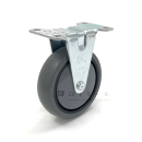 ハンマーキャスター　固定　エラストマー車　静音タイプ　４２０ＢＥＲ－ＣＬＺ　１００ｍｍ