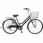 武田産業 CHACLE シークライト エアレスタイヤ搭載 266HD 26インチ 外装6段 ネイビー