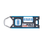 シンワ　仮設工レベル　ＪＵＳＴ－ＭＡＧ　１００ｍｍ　ブルー　マグネット付