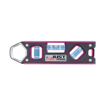 シンワ　仮設工レベル　ＪＵＳＴ－ＭＡＧ　１５０ｍｍ　ピンク　マグネット付