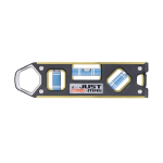 シンワ　仮設工レベル　ＪＵＳＴ－ＭＡＧ　１５０ｍｍ　ゴールド　マグネット付