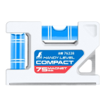 シンワ　ハンディレベル　コンパクト７５ｍｍ　マグネット付