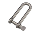 ステンロングシャックル　４ｍｍ－５０ｋｇ