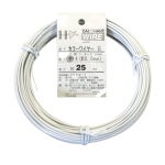 ダイドーハント　カラーワイヤー　白　＃１４（約２.０ｍｍ）×２５ｍ