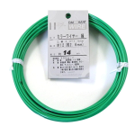 ダイドーハント　被覆針金　緑　＃１２（約２.６ｍｍ）×１４ｍ