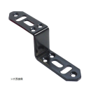 ピッタリサポート　Ｔ穴タイプ　Ｚ型　３×２５×１１５・６５×３８　ブラック