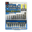 ＩＨ　六角軸　ステンレス・鉄 ショートドリルセット　１０ｐｃ　ＩＨ－７３２
