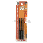 ＮＡＣＨＩ　六角軸　鉄工用ドリル　ＳＰ　３本組　３.３ｍｍ