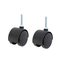 ルミナス ライト [19mm]　ナイロンキャスター　ストッパーなし　２個セット