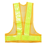 安全ベスト　７０ｍｍ幅　黄×黄　フリーサイズ　＃７１４