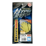 Ｎo.２０２－Ｍ　ハイパーレスキュー　アラミド厚手軍手　Ｍ