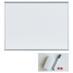 馬印　ホワイトボード　無地　６１０×４６０cm　アルミフレーム　ＭＶ２